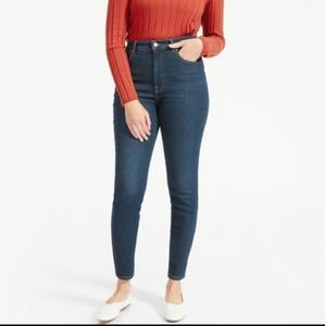 Size 28 Everlane Dark Wash High Rise Skinny Jeans